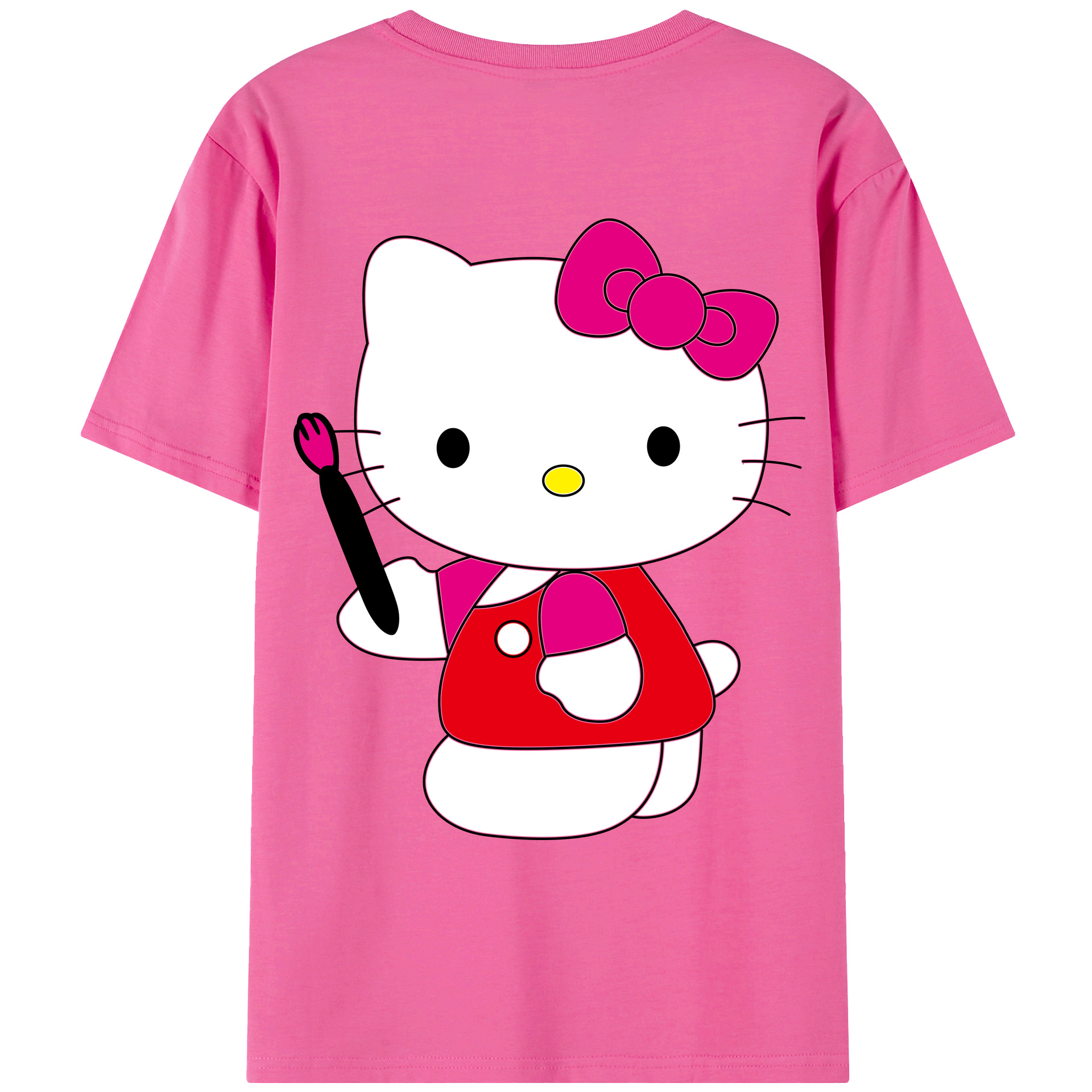 （画像用） Hello Kitty ハローキティ レディース半袖Tシャツ(バックプリント)